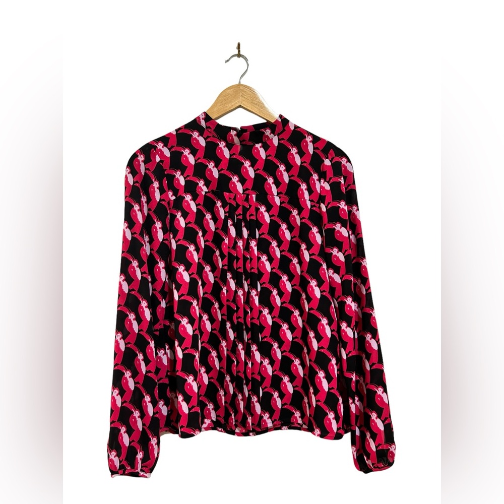 Bird Print Avec Les Filles Blouse